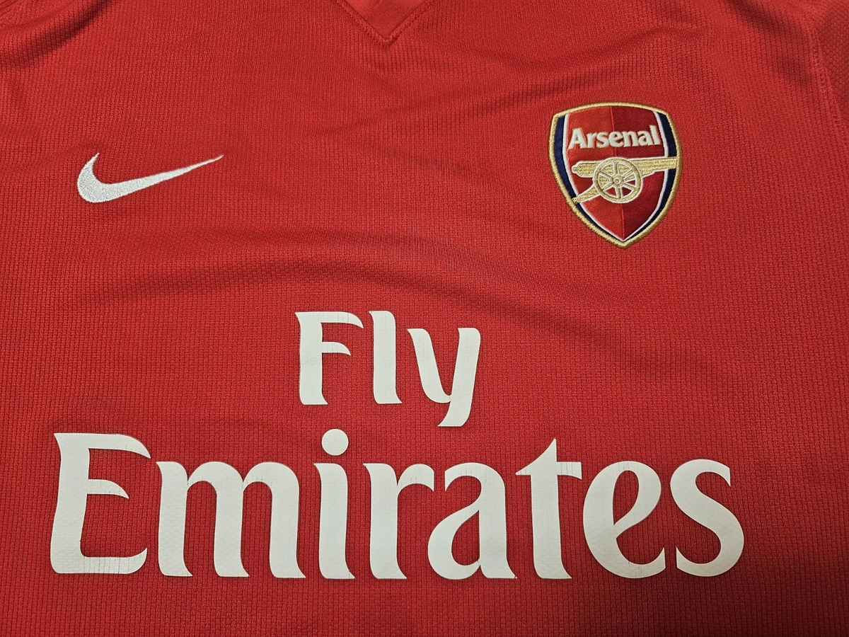 ARSENAL 2008 2010 HOME VINTAGE FOOTBALL SHIRT LONDON SOCCER JERSEY