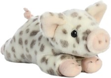 Aurora - Miyoni - 11.5" Spotted Piglet Realistic Stuffed Animal
