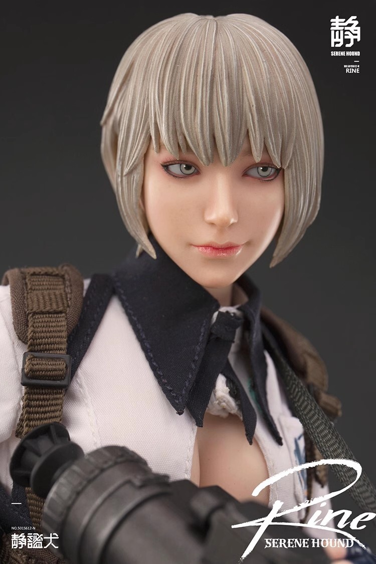 I8toys 501S612 RINE&TACHE 1/6th Head Model for 12'' Female Figure