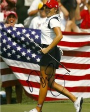 LPGA Natalie Gulbis Autographed Signed 8x10 Golf Photo COA A2