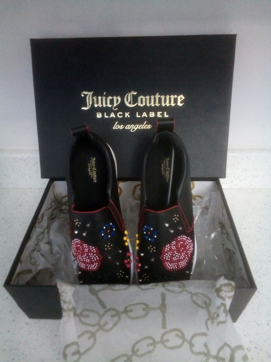 Juicy Couture Women Trainers black Size Uk Brand New studded in 