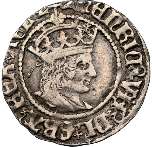 England - 1504-1509 Henry VII 2 Pence - NGC XF Details - WONDERFUL PORTRAIT !