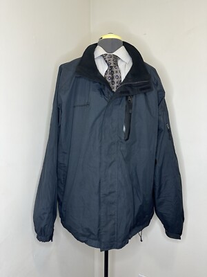 Free Country Mens 2XL Coat Jacket Gray Insulated Ripstop Wind Water Winter *