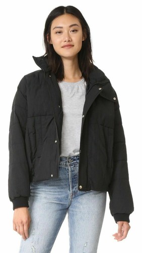 Slouchy Cropped Puffer Jacket 