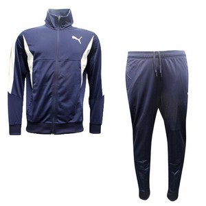 puma tracksuit blue and white