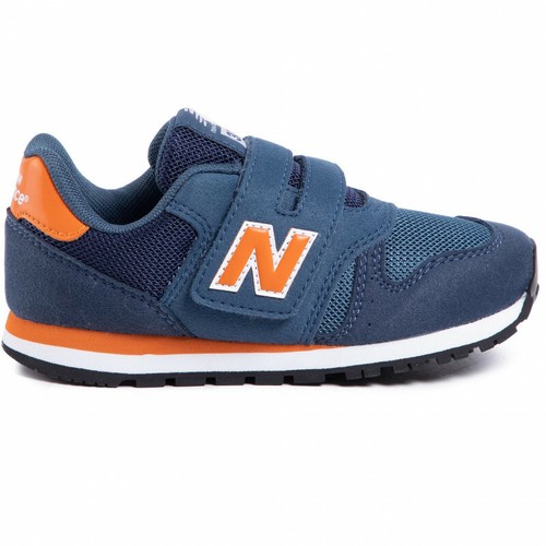 SCARPE BAMBINO NEW BALANCE YV 373 KN BLU ARANCIONE VELCRO A STRAPPO BIMBO  BIMBA | eBay