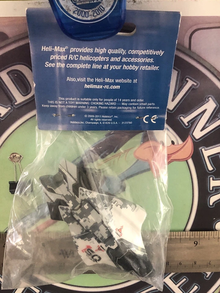 1SQ V-Cam Quadcopter Canopy - White/Black - Heli-Max #HMXE2211 NIP🇺🇸USA Shipp - Image 2 of 3