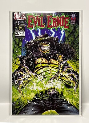 Evil Ernie #1 David Brewer Cover Chaos Comics 1998 Lady Death Brian Pullido  NM