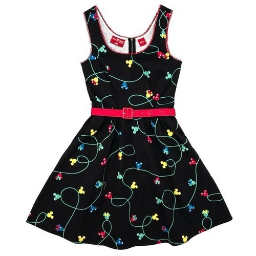 ABITO DISNEY STITCH SHOPPE LOUNGEFLY TOPOLINO E MINNIE MOUSE LUCI "OLIVIA" 2X - Foto 5 di 6