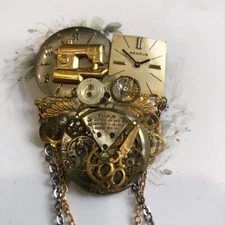 1 pound lot of Steampunk Parts for Artists, Wholesale assorted smalls#DWF88