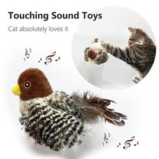Cat Toy Interactive Chirping Bird Cat Flappin...