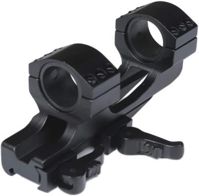 30mm / 1 inch Quick Release Cantilever Picatinny Scope Mount QD Lock