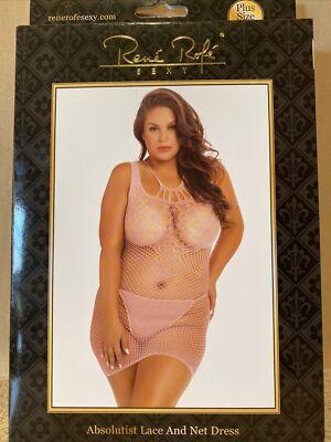 Plus Size Pink Sexy Absolutist Lace and Net Dress Lingerie, NIP | eBay