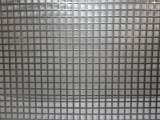 3/8" SQUARE---- 16 GA. STAINLESS PERFORATED METAL ---12" x 12"