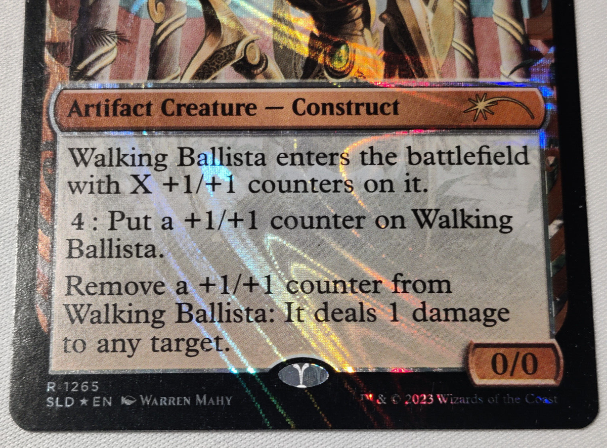MTG 歩行バリスタ FOIL 英語版 SLD Halo foil ハロー・Foil】(1265)□ショーケース□《歩行バリスタ/Walking