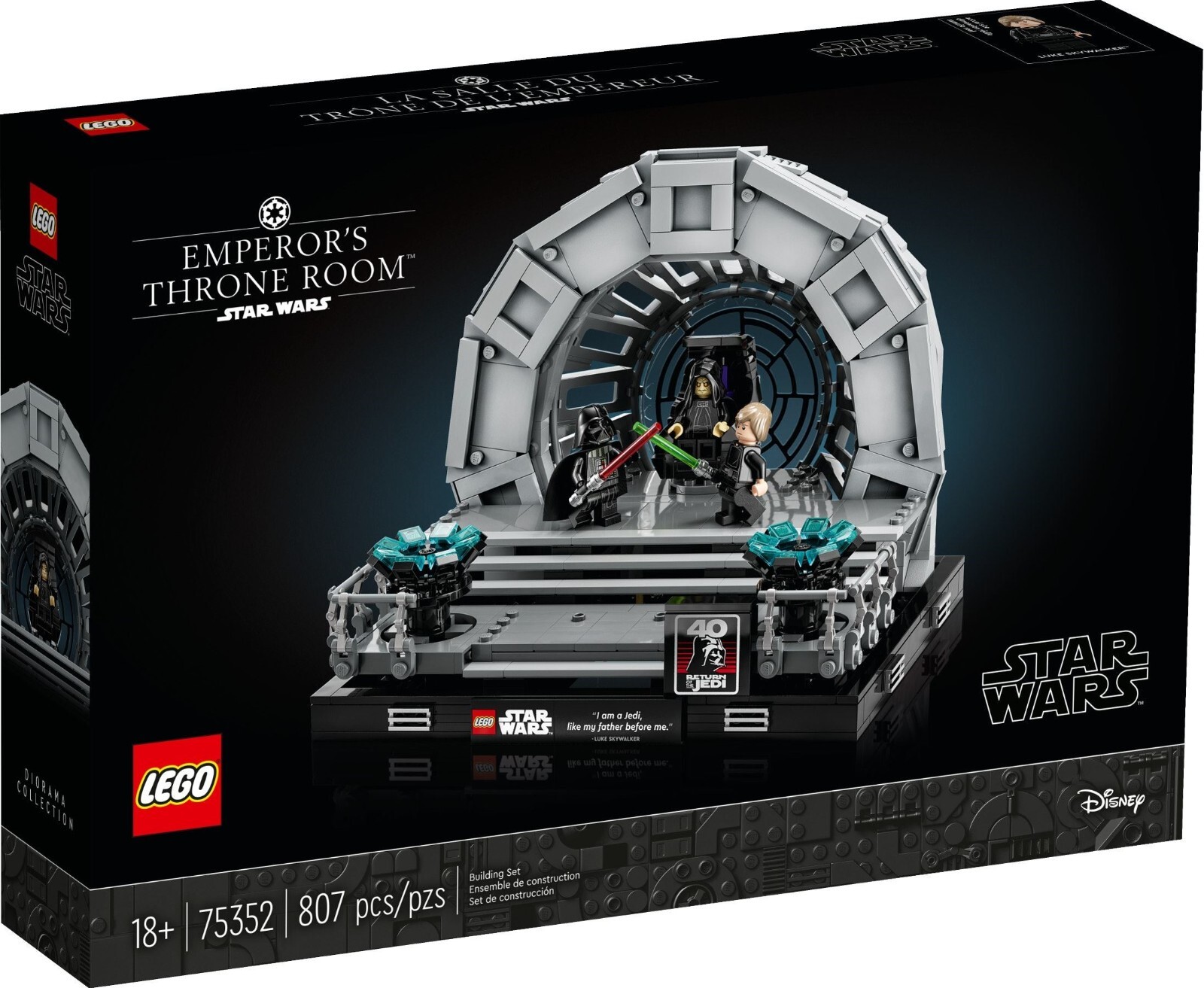 LEGO Star Wars Emperor's Throne Room Diorama 75352 BRAND NEW FREE Signed Postage