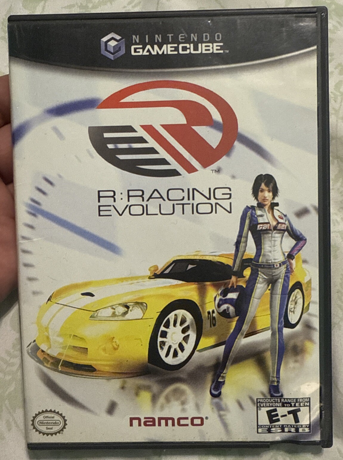 R: Racing Evolution Video game w/pacman Vs (Nintendo GameCube No Manual Read
