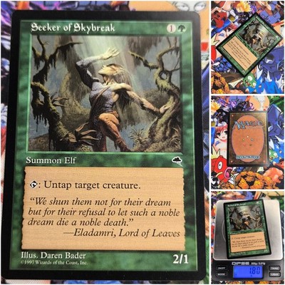 MTG Seeker Of Skybreak   Nm Tempest Og Green Elf 1997 Staples Card 