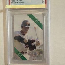 Hideki Matsui Calbee Professional Baseball Chips 1993 Rookie Card RC Yomiuri
