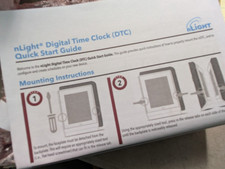 nLIGHT NDTC NPWS-BK Digital Time Clock  New i...