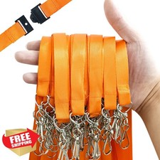 DE 25/50 Lanyards Breakaway ID Badges J-Hook Bulk