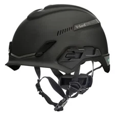 MSA V-Guard H1 Safety Helmet, Black Trivent, Fas-Trac III Pivot, ANSI, EN12492