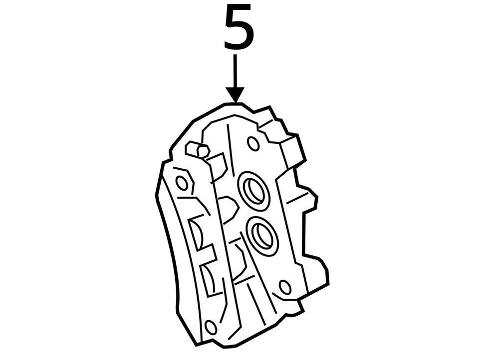 Par de pinzas de freno traseras Brembo rojas OEM usadas Porsche 911 991 2012-2019 Foto 4 de 4