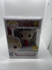 Funko Pop Royals Princess Diana #03 CHASE Edition Red Dress Vinyl Figure Vaulted