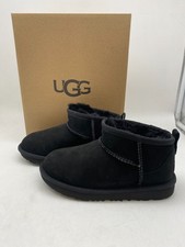 UGG Classic Ultra Mini Kids Boots  1130750K Black US Size 13  1