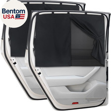 Car Window Shades, 2 PCS Magnetic Double Layer Auto Sun Shade for Side Windows P