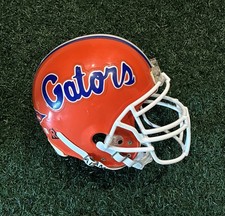 LATE 1990s - EARLY 2000s FLORIDA GATORS RIDDELL VSR-4 GAME USED HELMET - MEDIUM