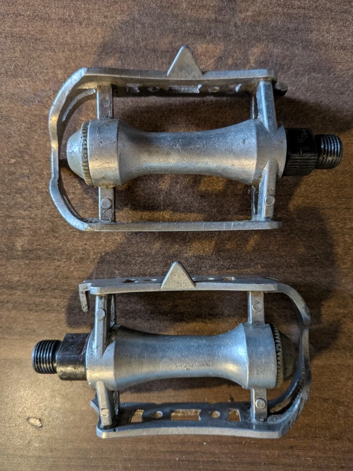 Pair of Antique Vintage Aluminum Racing Road Bike Pedals - Image 3 of 4