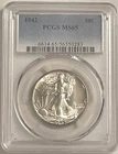 1942 Walking Liberty Half Dollar-PCGS MS65!