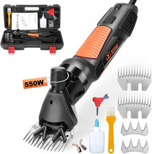 Sheep Shears 550W, Professional Electric Sheep Clippers, 6 Speeds Farm Livestock
