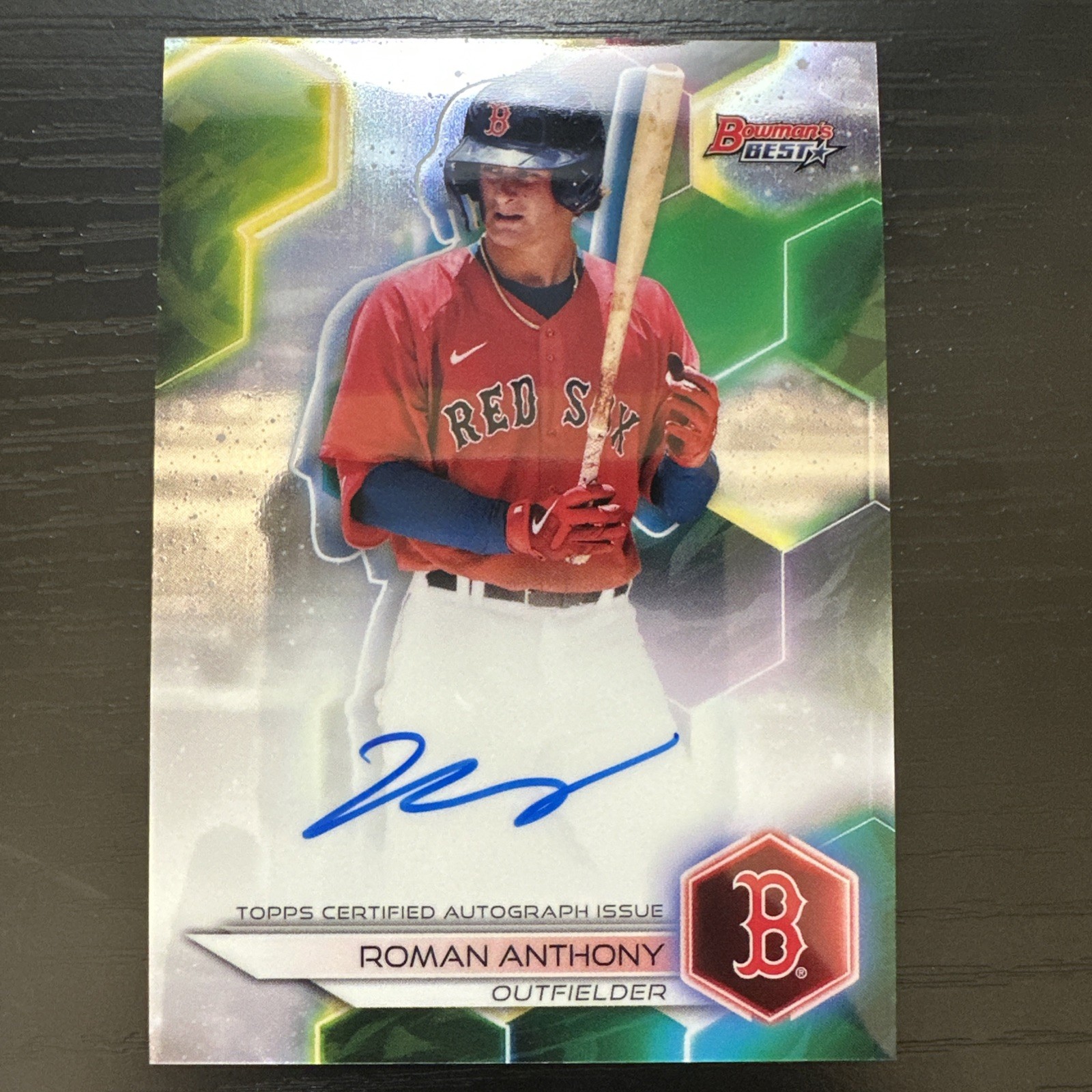 2023 Bowman's Best - Best of 2023 Autographs Roman Anthony #B23-RAY (AU, RC)