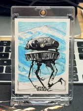 Marketplace image: Topps Chrome Star Wars Galaxy 2026 Probe Droid 1/1 Sketch Card Michael Foreman!