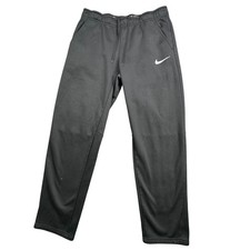 Nike Dri-Fit Sweatpants Mens L Black Fleece Lined Athletic Joggers