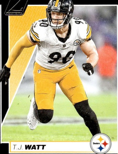 2024 Panini Zenith #85 T.J. Watt Green 2 Minute Drill | eBay