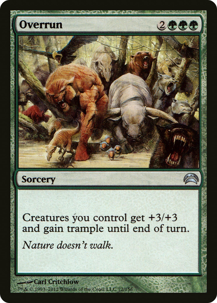 Overrun #72 (MP) Planechase 2012 PC2 Magic MTG