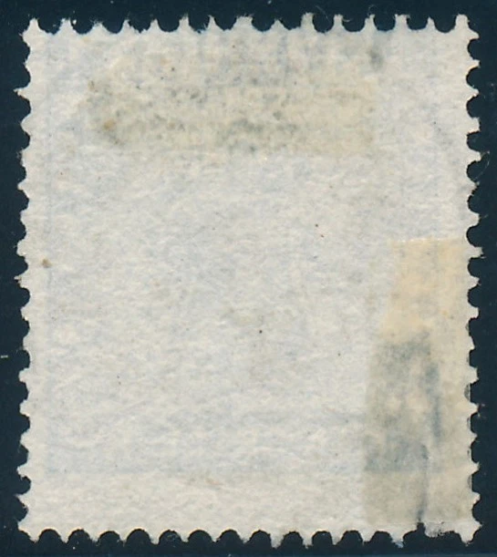 Suecia 1855, Scott 2, 4 habilidad bco azul usado, valor $100,00 Foto 2 de 2