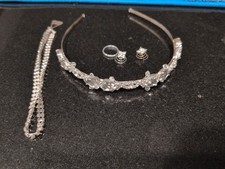 Crystal Wedding Tiara Set
