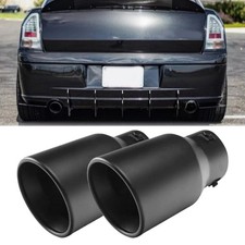 2x Car Exhaust Pipe Tip Rear Throat Muffler Tailpipe For Chrysler 300 Srt8