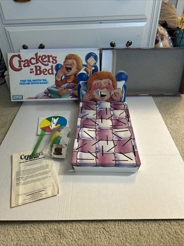 RARE Vintage Parker Brothers Crackers In My Bed BOARD GAME, Complete! 1987 CIB