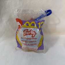 2000 McDonald’s Happy Meal Furby “Diamondback Snake” Soft Clip-On Toy #12