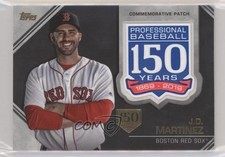 2019 Topps Update Manufactured 150th Anniversary 140/150 JD Martinez Patch 0l2