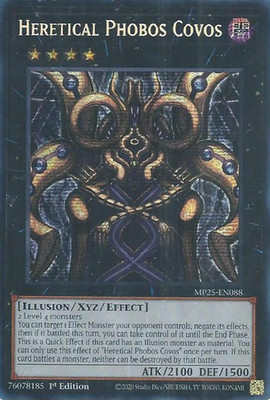 1X NM Heretical Phobos Covos - MP25-EN088 - Prismatic Secret Rare 