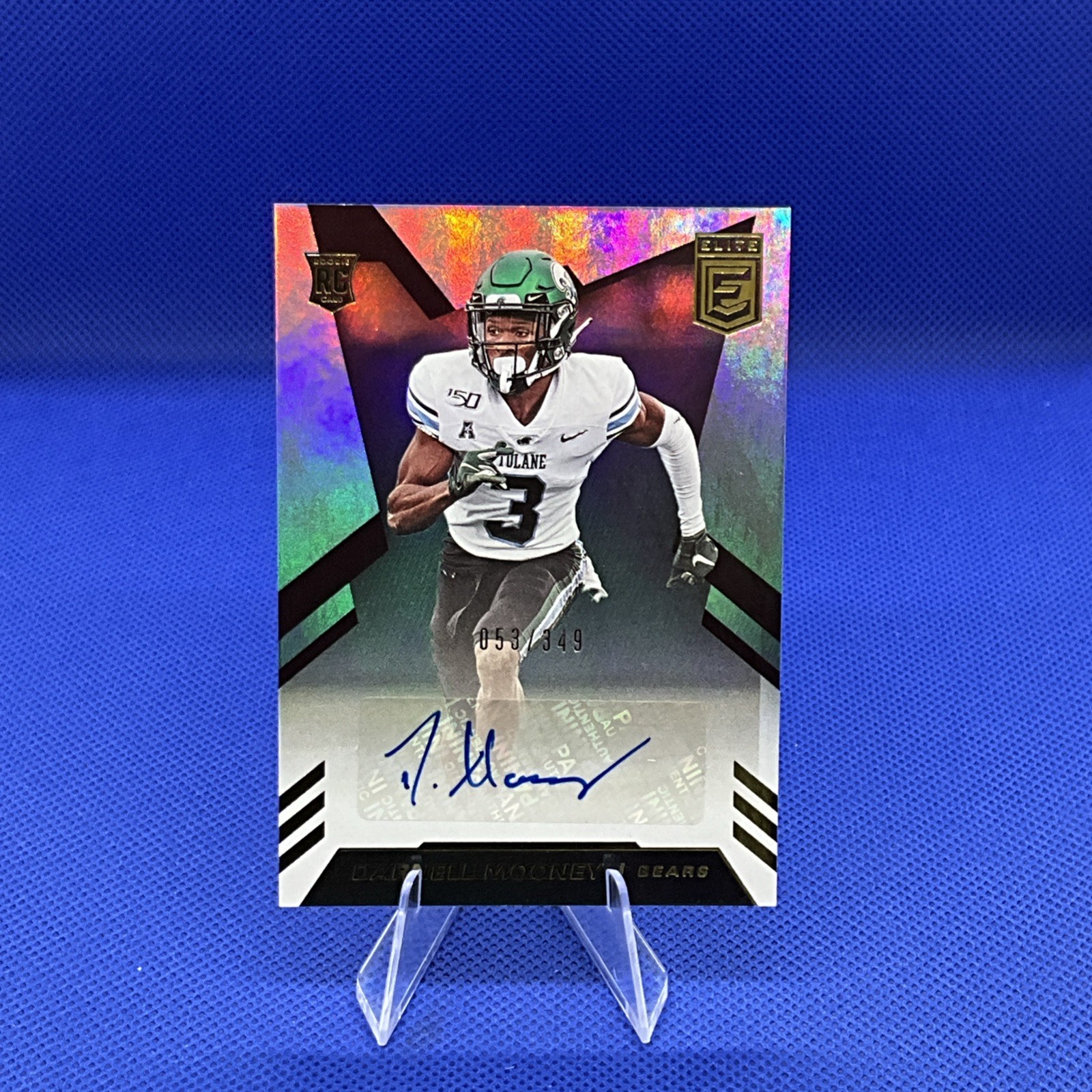 Darnell Mooney Panini Donruss Elite Rookie Autographs #RADM Base