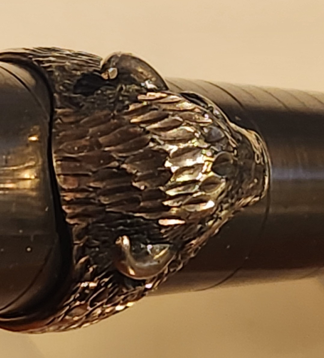 Buffalo Bison Ring Sterling silver.  Native Hallm… - image 6