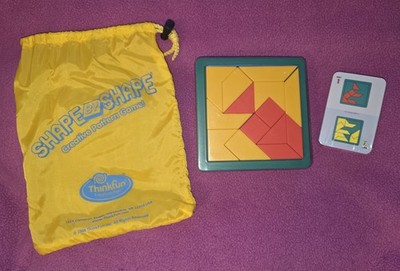 Thinkfun Shape By Shape Solitaire Strategy Brain Teaser Puzzle