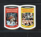 Canada - New 2026 - Sugar Shacks - Die Cut to Shape from Booklet